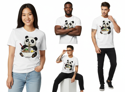 🍜 Slurp Master: Edición Premium - Camiseta Panda Ramen