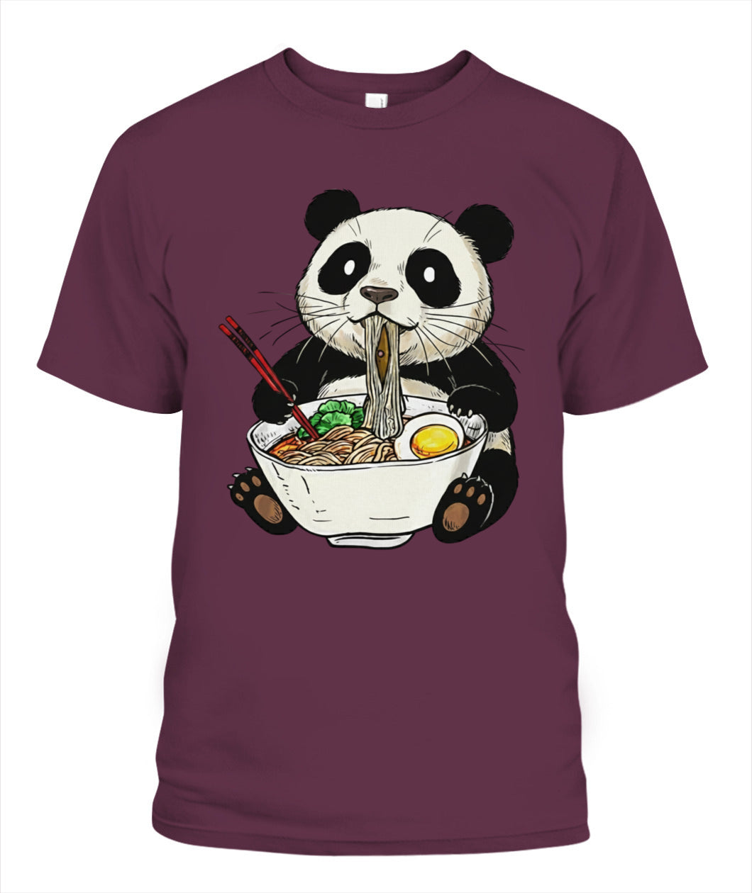 🍜 Slurp Master: Edición Premium - Camiseta Panda Ramen